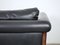 Black Leather Esprit Sofa, France, 1980s 10