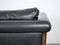 Black Leather Esprit Sofa, France, 1980s, Image 10