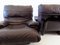 Brown Leather Marsala Chairs by Michel Ducaroy for Ligne Roset, Set of 2, Image 18