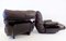 Brown Leather Marsala Chairs by Michel Ducaroy for Ligne Roset, Set of 2, Image 23