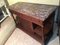 Antique Oak & Marble Chest of Drawers, 1920s, Imagen 3
