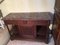 Antique Oak & Marble Chest of Drawers, 1920s 2