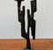 Vintage Brutalist Sculptural Metal Candleholder, Immagine 21