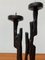 Vintage Brutalist Sculptural Metal Candleholder 9