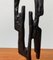 Vintage Brutalist Sculptural Metal Candleholder, Immagine 10