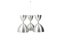 Large Triangular VEGA Hanging Lamp by Jo Hammerborg for Fog & Morup, 1968, Image 1