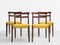 Mid-Century Danish Wood & Ocher Dining Chairs, 1960s 1