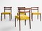 Mid-Century Danish Wood & Ocher Dining Chairs, 1960s, Immagine 4