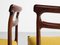 Mid-Century Danish Wood & Ocher Dining Chairs, 1960s, Immagine 12
