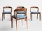 Mid-Century Danish Teak Dining Chairs by Johannes Andersen for Uldum, 1960s, Set of 4 4