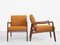 Mid-Century Danish Teak Lounge Chairs by Ole Wanscher for France & Søn, Set of 2 2