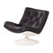 Black Leather 976 Swivel Chair by Geoffrey D. Harcourt for Artifort, 1960s 1