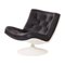 Black Leather 976 Swivel Chair by Geoffrey D. Harcourt for Artifort, 1960s, Image 1