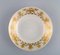 Gold Porcelain Plates from Bjørn Wiinblad for Rosenthal, Set of 10 2