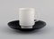 Porcelain Noire Mocha Cups With Saucers by Tapio Wirkkala for Rosenthal, Set of 6, Immagine 2