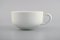 Modernist White Tea Service by Edith Sonne for for Bing & Grøndahl, Set of 24 3