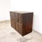 Antique French Wooden Bank of Drawers, Image 2