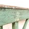 Antique Green Wooden Market Stall Table, Immagine 4