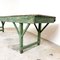 Antique Green Wooden Market Stall Table, Image 6