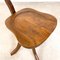 Antique Oak Swivel Desk Chair from Fortuna Gand, Image 4