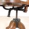 Antique Oak Swivel Desk Chair from Fortuna Gand, Image 7