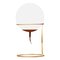 White Glass Table Lamp by Hala Zeist, 1970s, Image 2