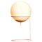 White Glass Table Lamp by Hala Zeist, 1970s 1