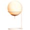 White Glass Table Lamp by Hala Zeist, 1970s, Image 1