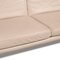 Cream Leather Koinor Raoul Sofa 3