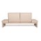 Cream Leather Koinor Raoul Sofa 10