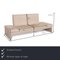 Cream Leather Koinor Raoul Sofa, Immagine 2