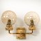 Gold-Plated Glass Light Fixtures in the Style of Brotto, Set of 3 14