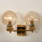 Gold-Plated Glass Light Fixtures in the Style of Brotto, Set of 3 12