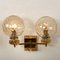 Gold-Plated Glass Light Fixtures in the Style of Brotto, Set of 3, Immagine 12