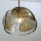 Smoked Glass and Brass Pendant Lights in the Style of Kalmar, 1970s, Set of 2, Image 8