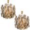 Austrian Smoked Glass Chandeliers from Kalmar, 1969, Set of 2, Immagine 10