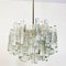 Extra Large Modern Ice Glass Chandelier from Kalmar 2