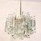 Extra Large Modern Ice Glass Chandelier from Kalmar, Image 5