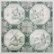 Ceramic Tiles by Gilliot, 1930, Set of 4 10