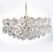 German Crystal and Gilt Metal Chandeliers from Kinkeldey, Set of 2, Immagine 3