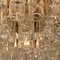 Glass and Brass Chandelier from Doria, 1960, Image 4