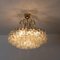 Glass and Brass Chandelier from Doria, 1960 14