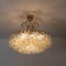 Glass and Brass Chandelier from Doria, 1960, Image 14