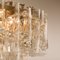 Glass and Brass Chandelier from Doria, 1960, Image 8