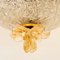 Italian Gold & Brown Murano Glass Sconce by Barovier & Toso, Immagine 2