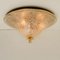 Italian Gold & Brown Murano Glass Sconce by Barovier & Toso 11