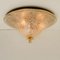 Italian Gold & Brown Murano Glass Sconce by Barovier & Toso, Image 11