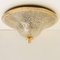 Italian Gold & Brown Murano Glass Sconce by Barovier & Toso 5