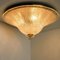 Italian Gold & Brown Murano Glass Sconce by Barovier & Toso 7