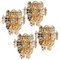 One of the Four Large Gilt Brass Faceted Crystal Sconces Wall Lights Kinkeldey From Cor, Immagine 2